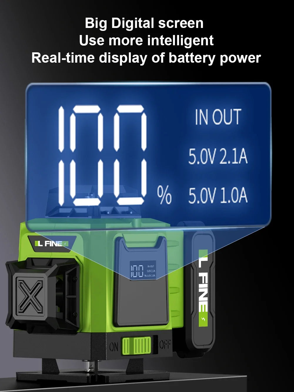 LFINE 3D/4D Laser Level (12/16 Lines) with Remote Control