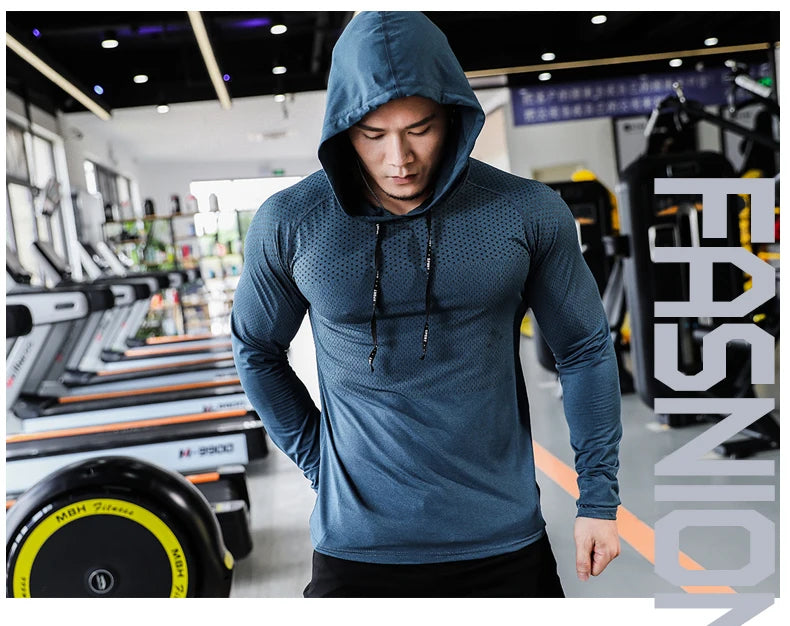 Men's Fitness Tracksuit with Hoodie