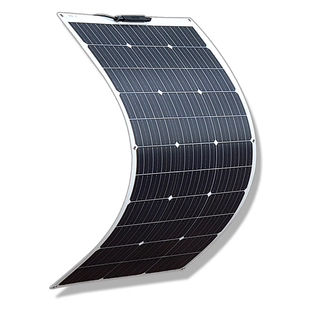 An 18V, 100W solar panel with a 12V output is a flexible and versatile photovoltaic module