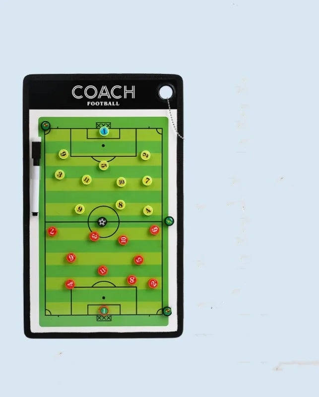 Soccer Ball Tactical Board Magnetic Football Coaching Clipboard