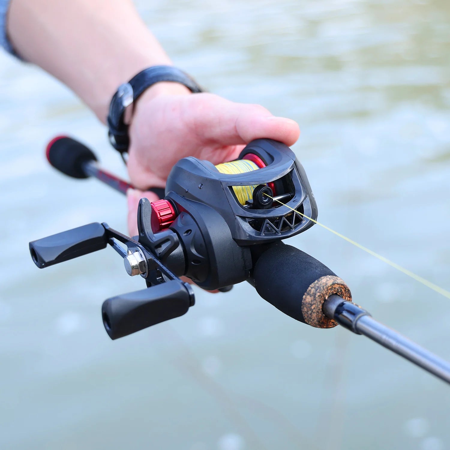 The Sougayilang Baitcasting Fishing Rod and Reel Combo