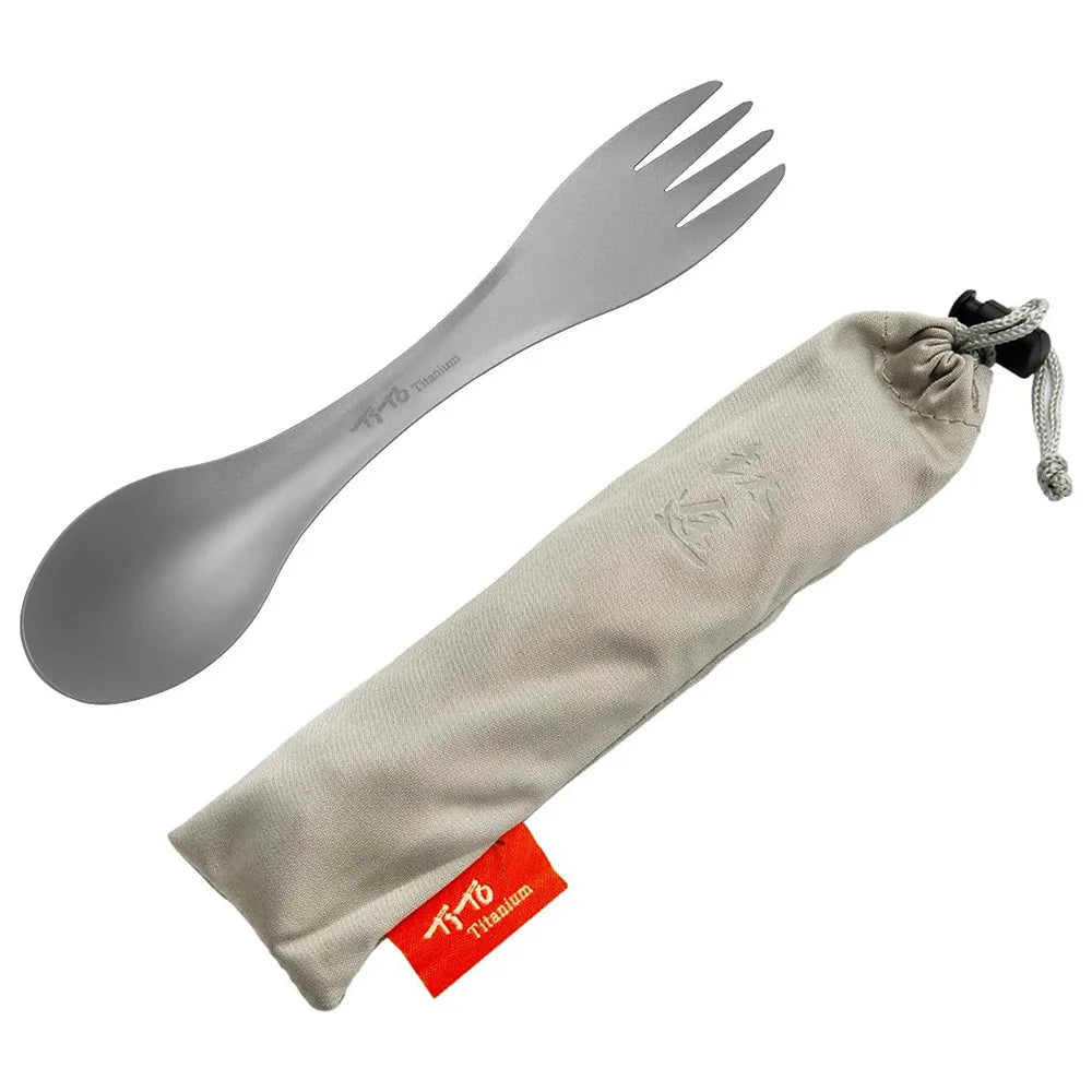 Ultralight EDC Pure Titanium Spork