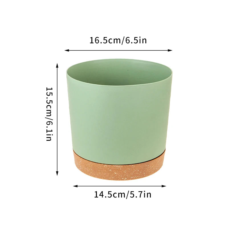 Circular Large Plastic Flowerpot