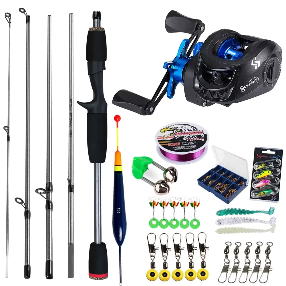 The Sougayilang Baitcasting Fishing Rod and Reel Combo