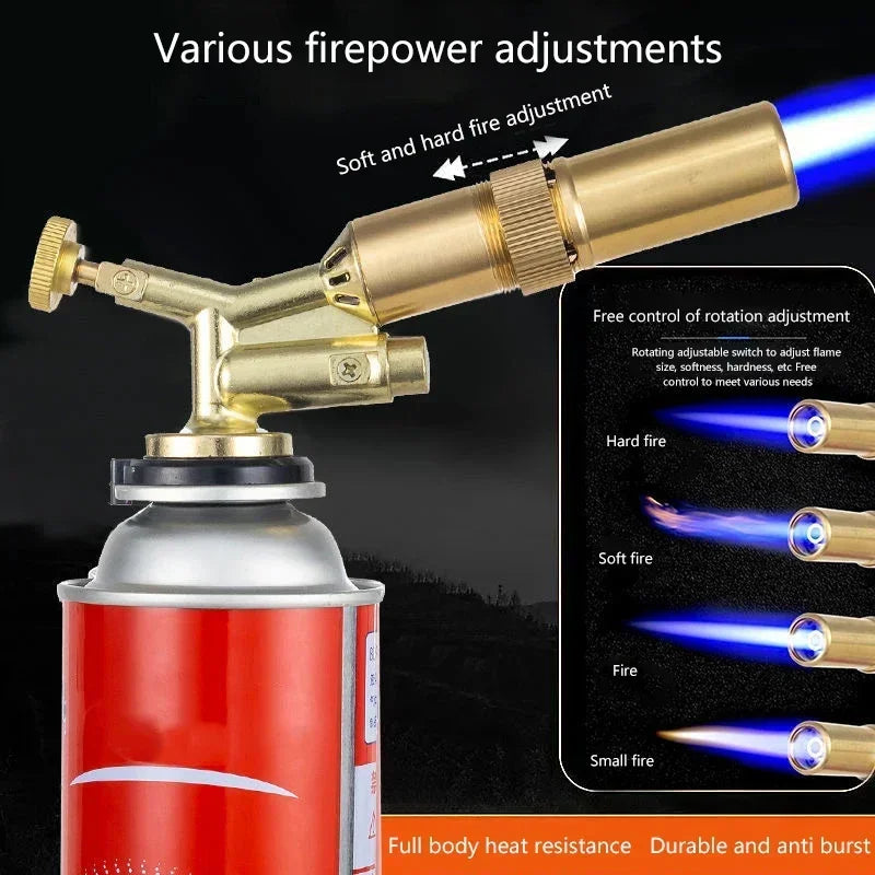 Portable Welding Gas Torch Flame Butane Burner: