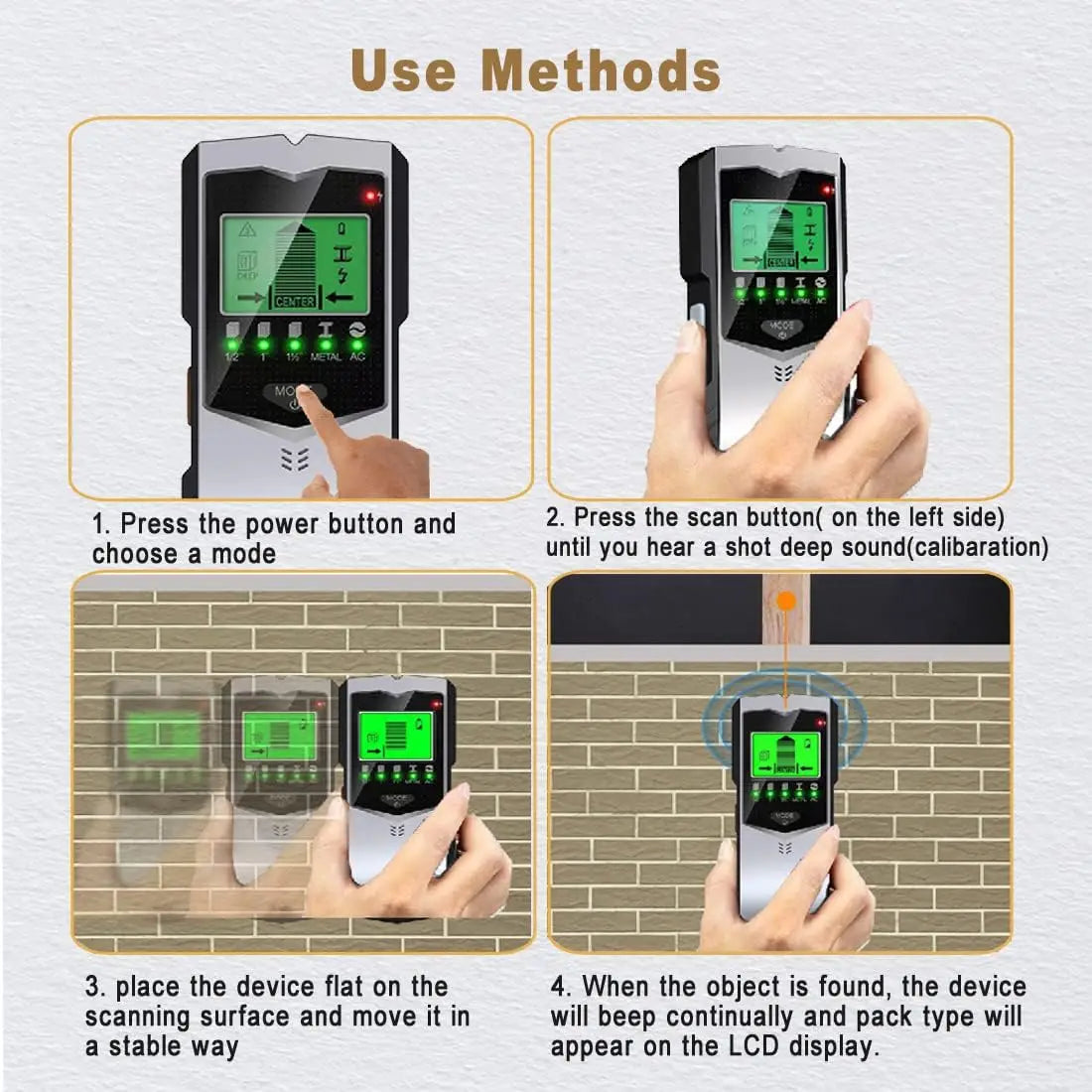 SH402 Wall Stud Finder Sensor Wall Scanner 5 in 1