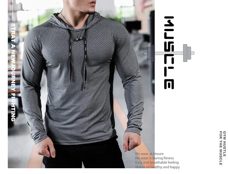 Men's Fitness Tracksuit with Hoodie