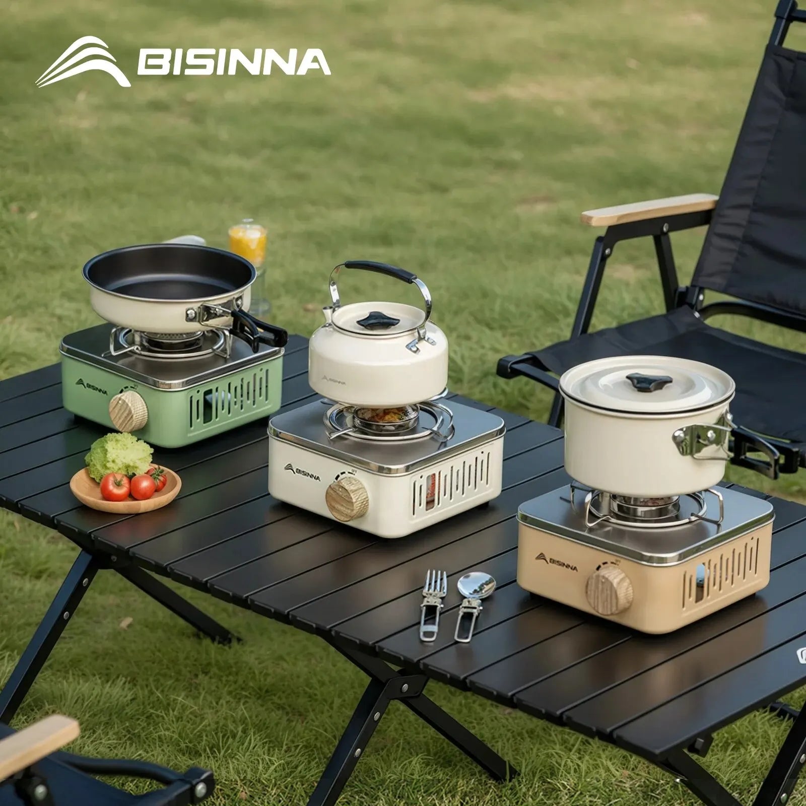 BISINNA Camping Gas Stove is a versatile, portable cooking solution