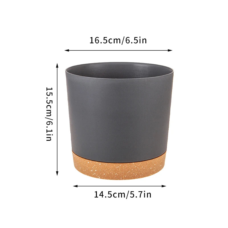 Circular Large Plastic Flowerpot