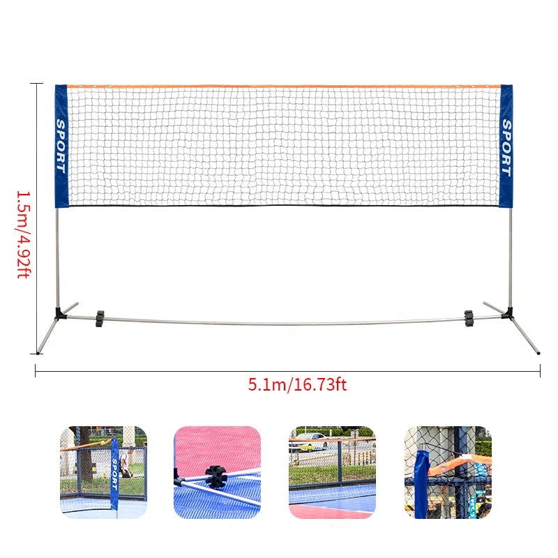 Portable standard Badminton Net