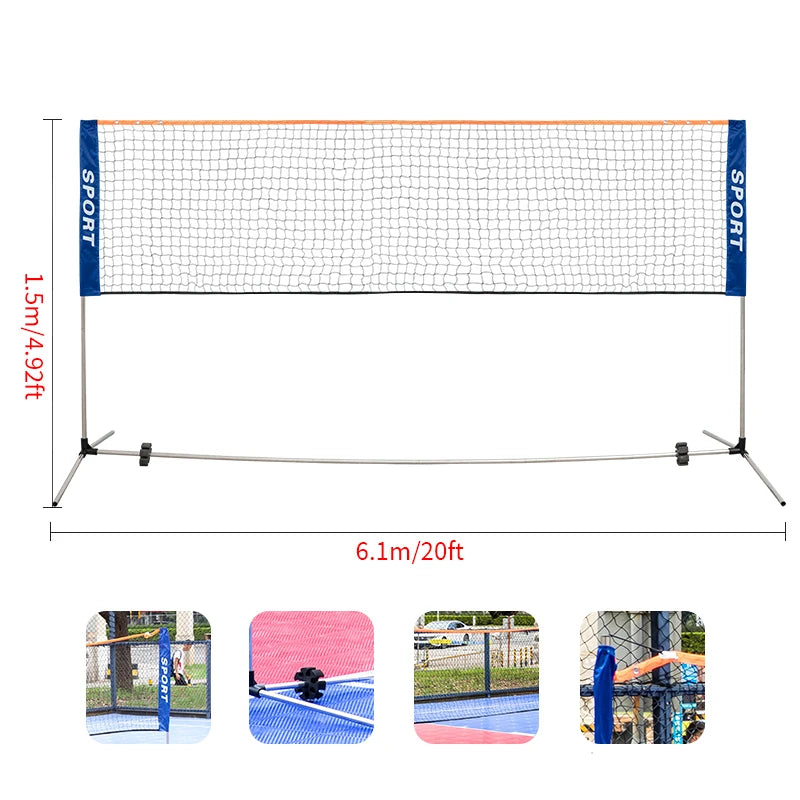 Portable standard Badminton Net