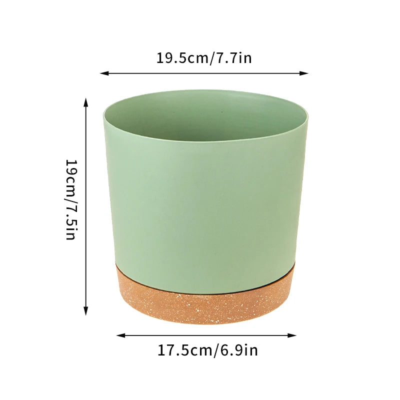 Circular Large Plastic Flowerpot