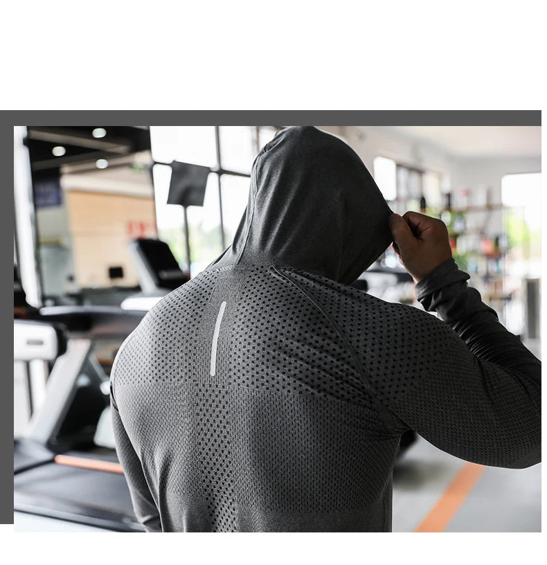 Men's Fitness Tracksuit with Hoodie