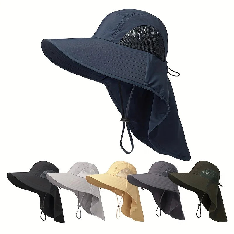 Breathable Wide-Brimmed Sun Hat