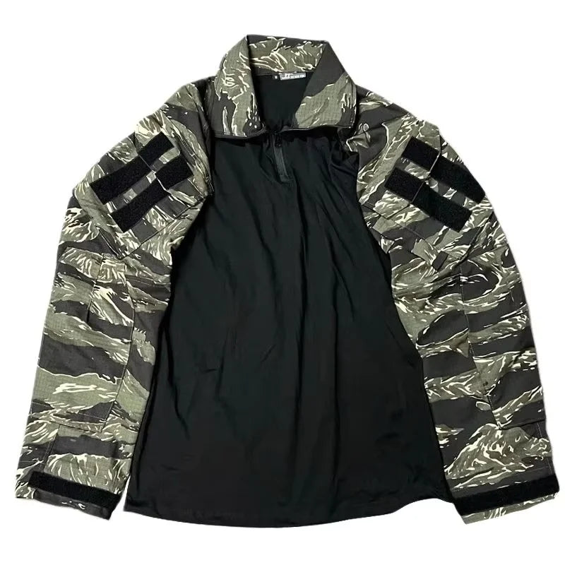 GEN3 Long Sleeved Green Tiger Outdoor Sports Training Combat Suit