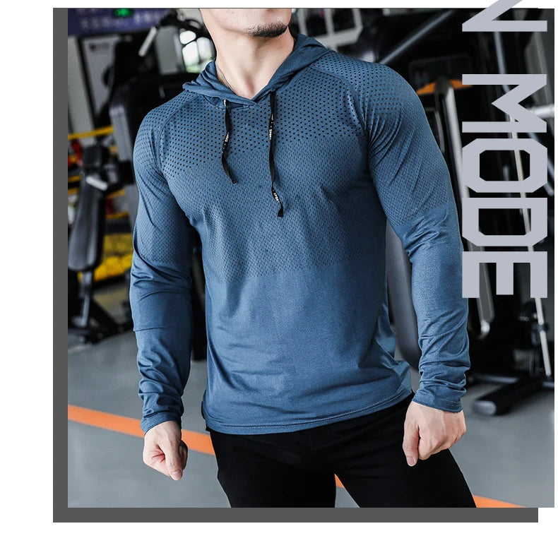 Men's Fitness Tracksuit with Hoodie