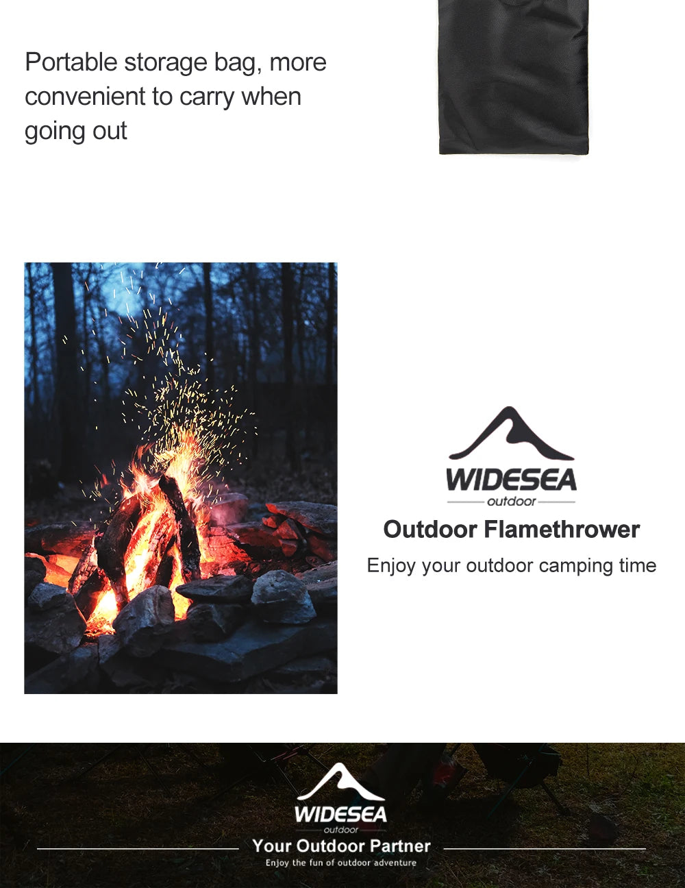 Widesea Camping Long Flame Igniter: