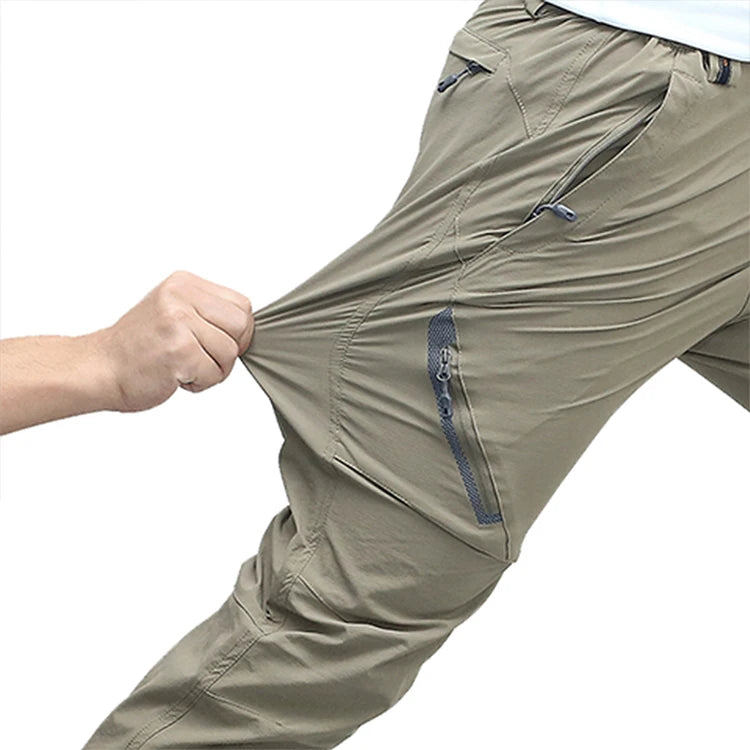 Four sided elastic quick drying mountaineering pants