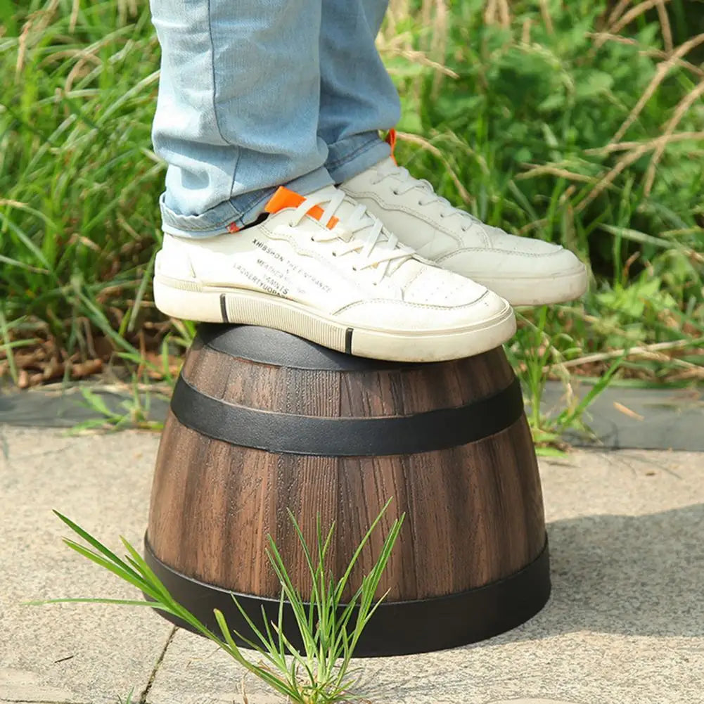 Whiskey Barrel Planter & Decor