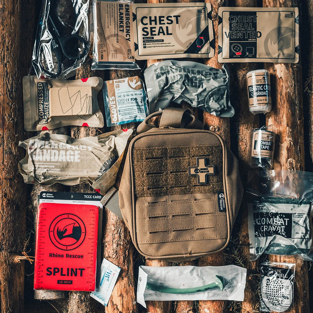 RHINO RESCUE-SE IFAK Trauma First Aid Kit,Tactical Medical Pouch ,Emergency Survival