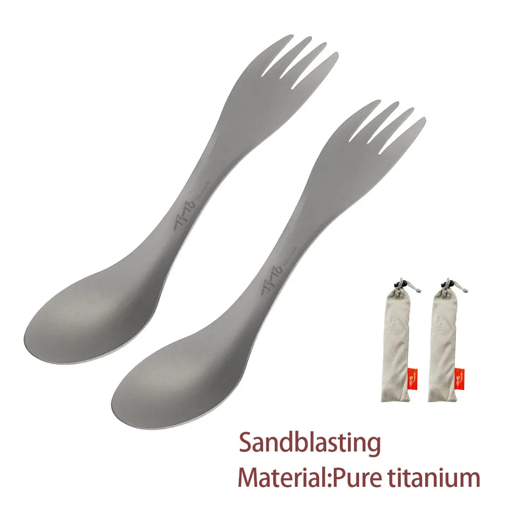 Ultralight EDC Pure Titanium Spork