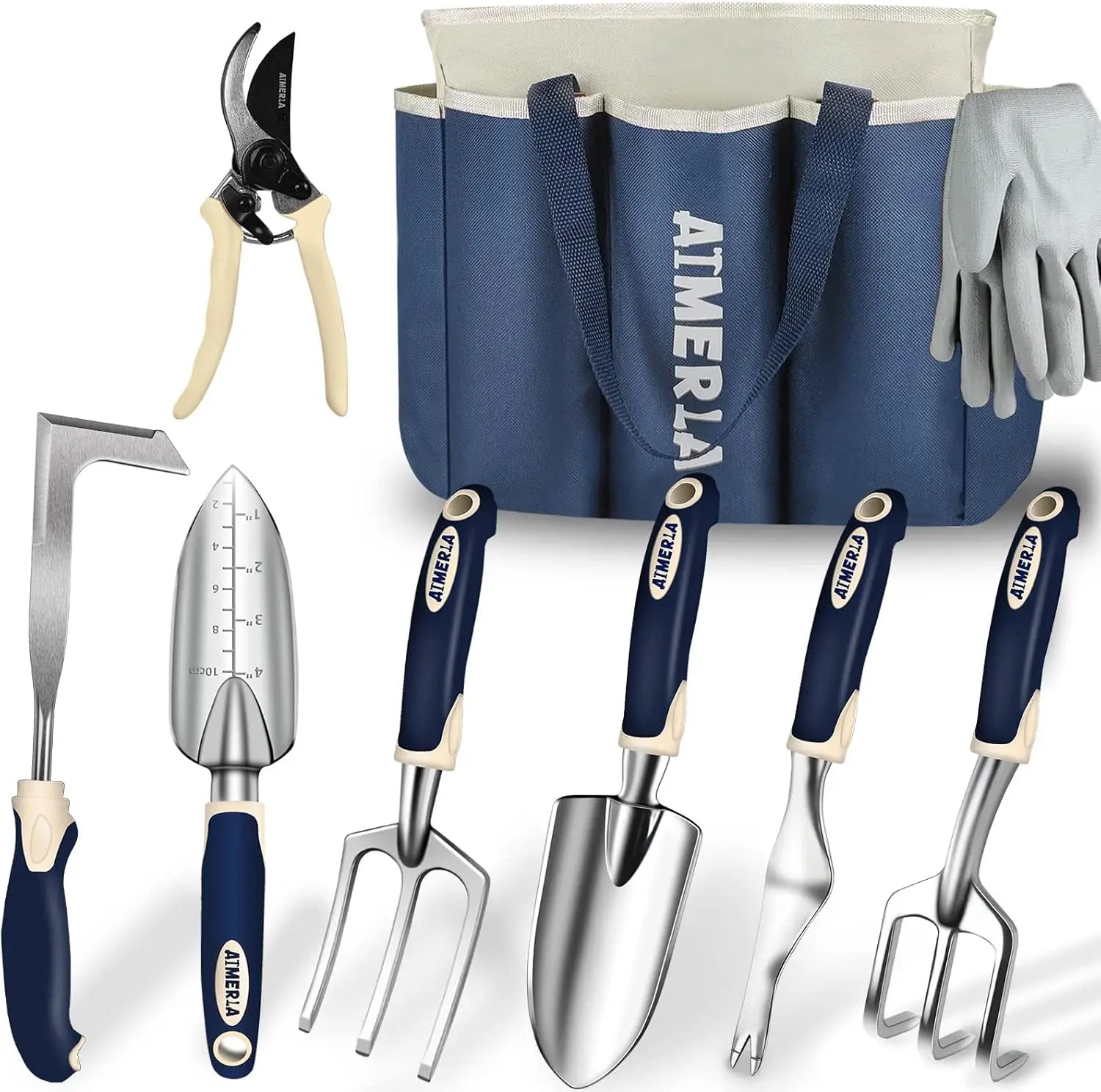 Set Of 9 Heavy Duty Gardening Tools