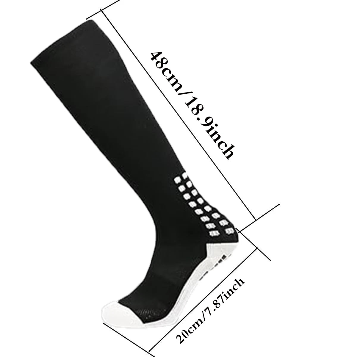 Sports Grip Socks 1/2Pairs Anti-Slip Technology