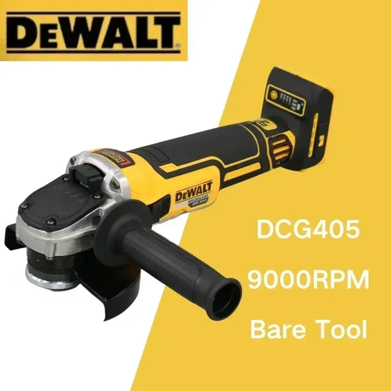 DEWALT DCG405 125mm brushless flat head angle grinder bare machine tool cutting machine 20V lithium battery