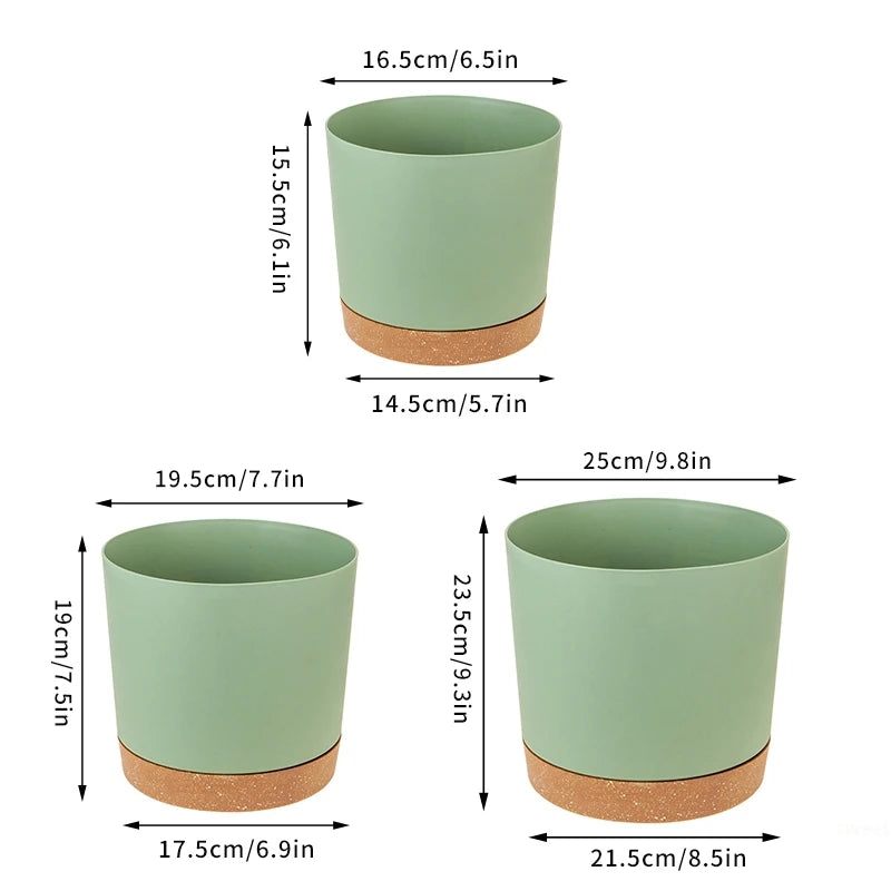 Circular Large Plastic Flowerpot