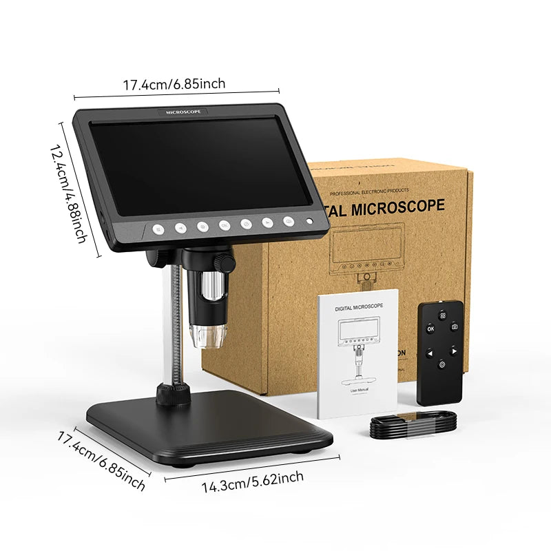 7-Inch IPS Digital Coin Microscope – Key Features