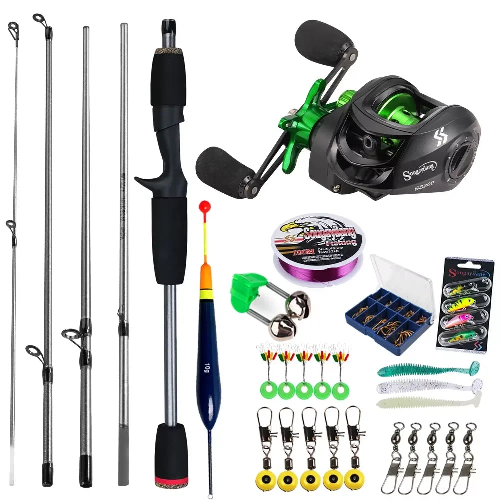 The Sougayilang Baitcasting Fishing Rod and Reel Combo