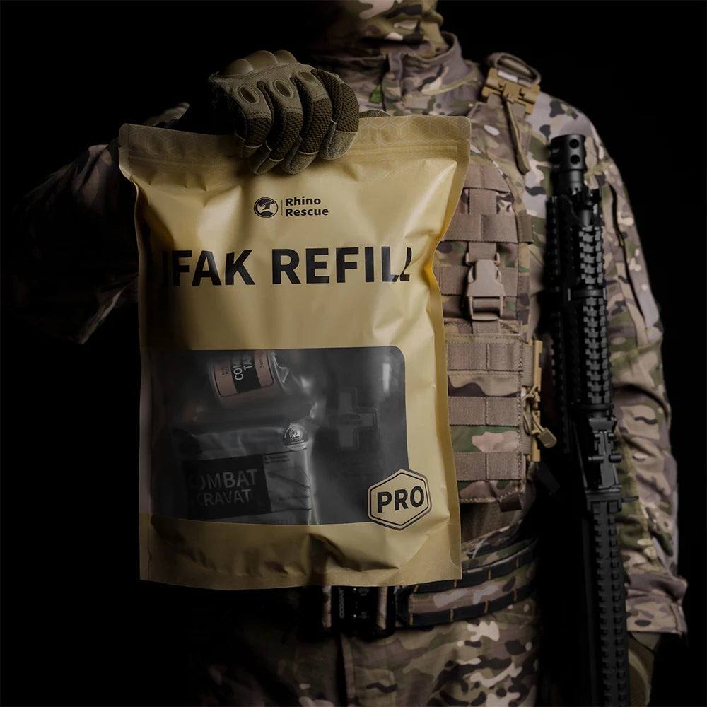 Rescue Trauma Kit Tactical for Emergency First Aid, IFAK Refill Supplies