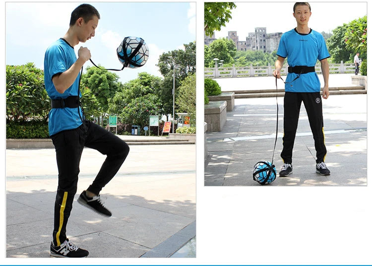 Soccer Ball Juggle Bags Children Auxiliary Circling Belt