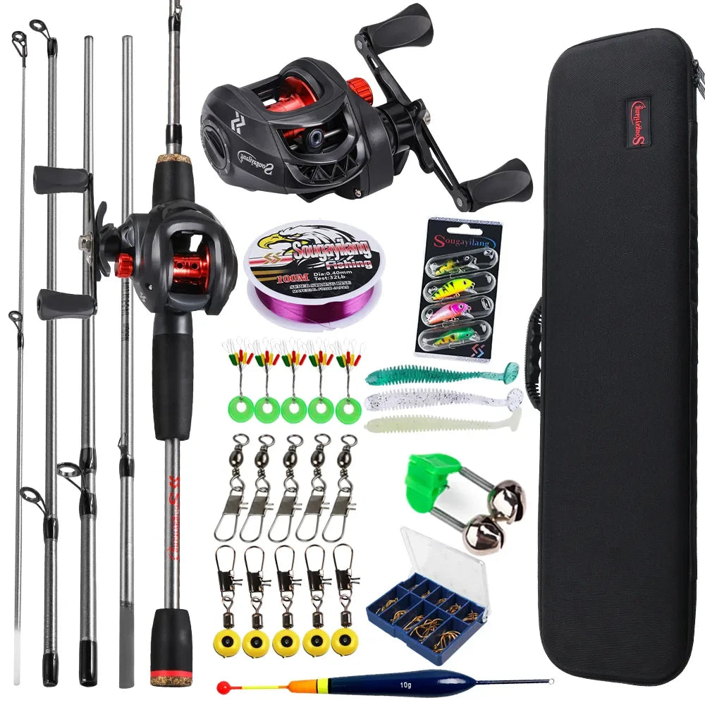 The Sougayilang Baitcasting Fishing Rod and Reel Combo