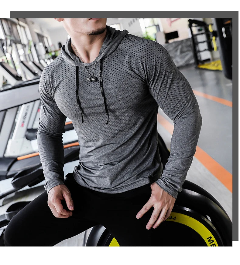 Men's Fitness Tracksuit with Hoodie