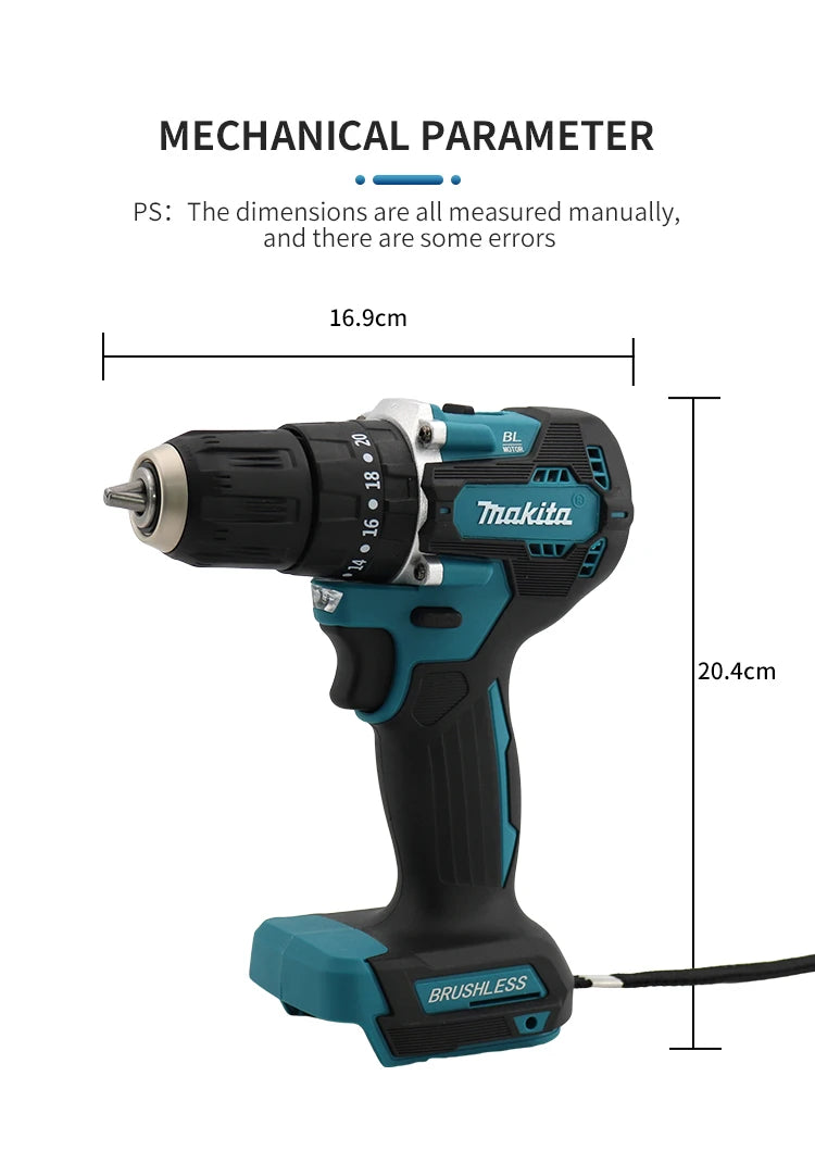 Makita DDF487 Screwdriver Cordless Percussion Drill 18V