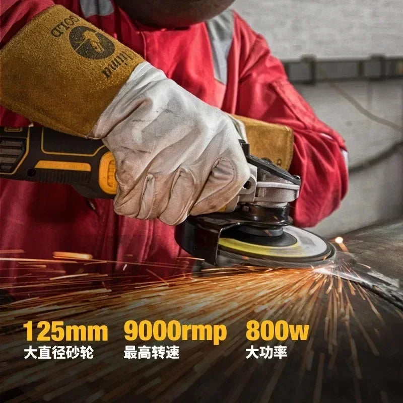 DEWALT DCG405 125mm brushless flat head angle grinder bare machine tool cutting machine 20V lithium battery