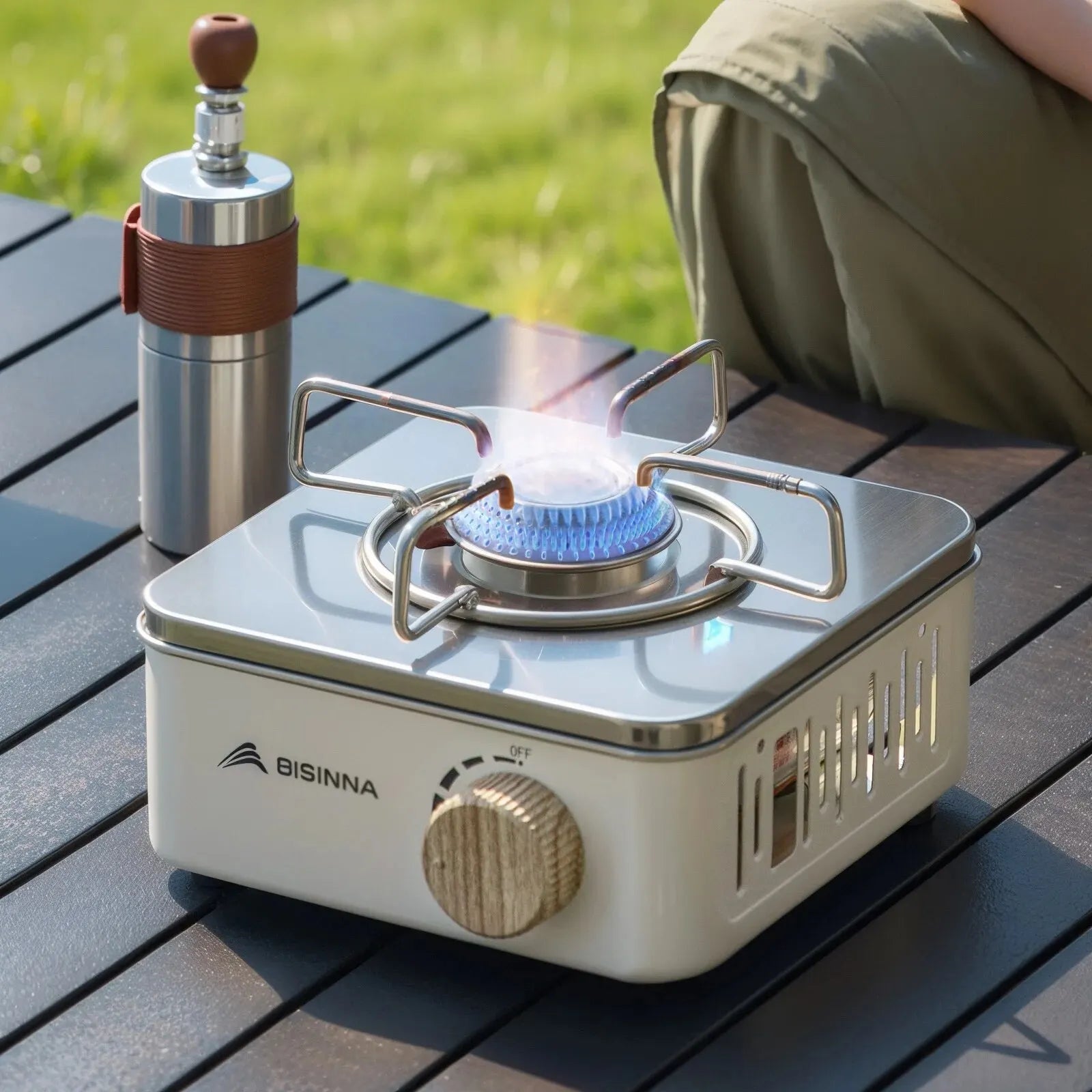 BISINNA Camping Gas Stove is a versatile, portable cooking solution