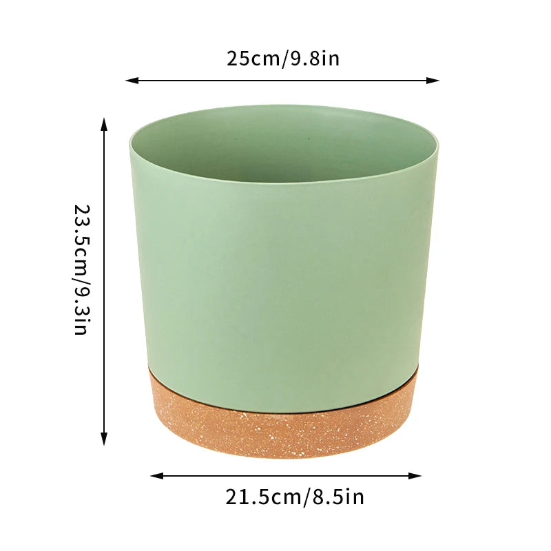 Circular Large Plastic Flowerpot