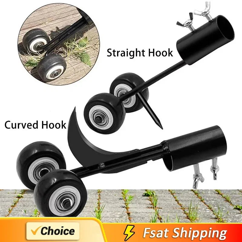 Portable Gap Weeder Grass Trimmer Adjustable Length Gardening Mowing Tool