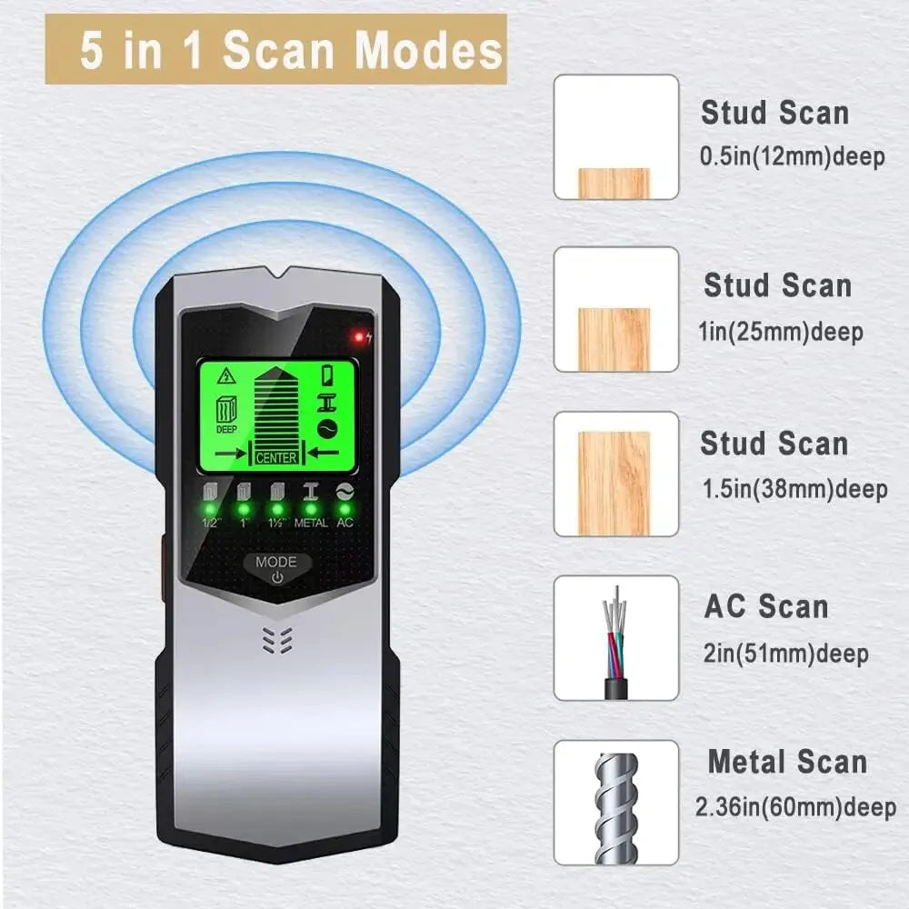 SH402 Wall Stud Finder Sensor Wall Scanner 5 in 1