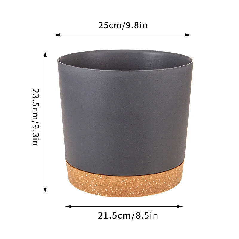 Circular Large Plastic Flowerpot