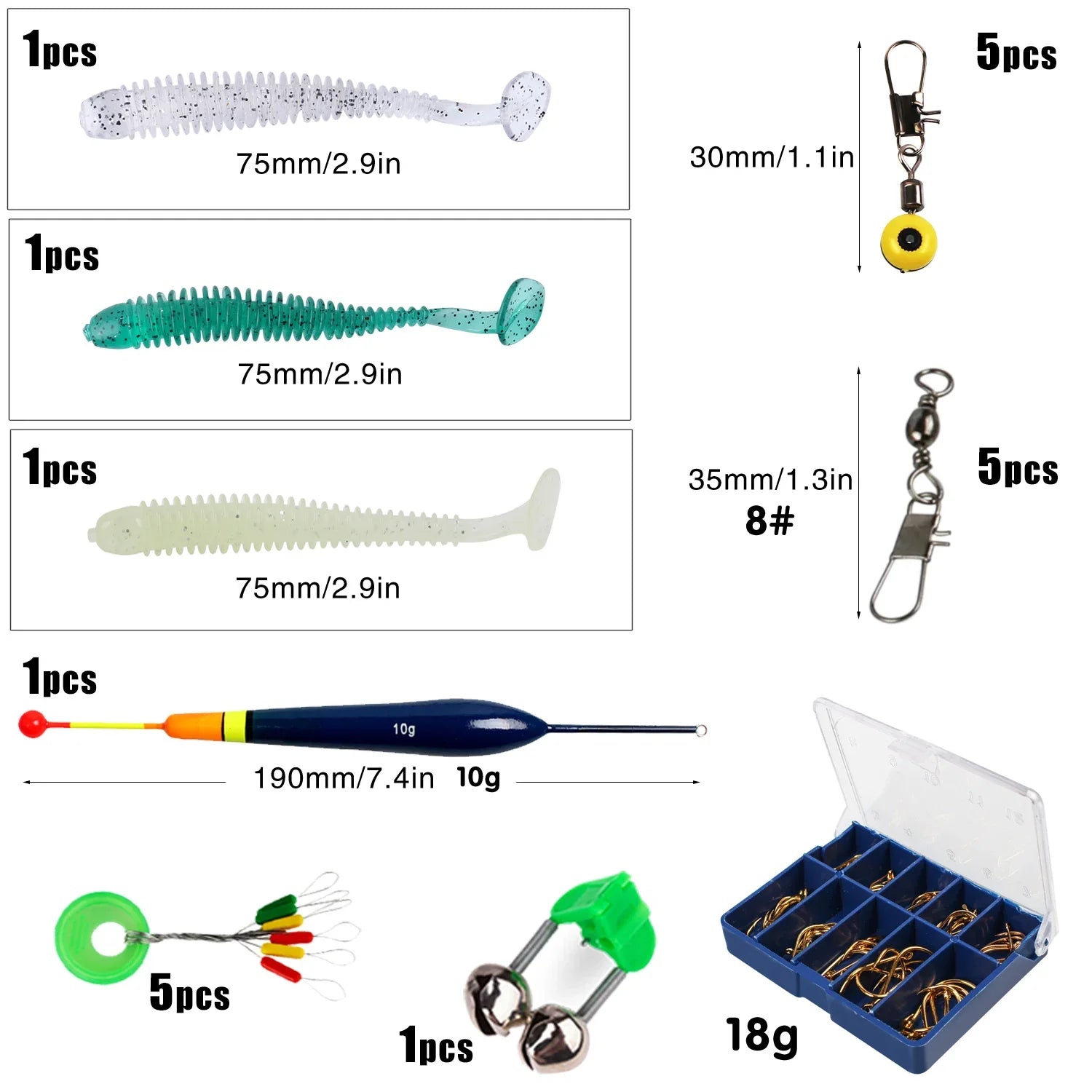 The Sougayilang Baitcasting Fishing Rod and Reel Combo