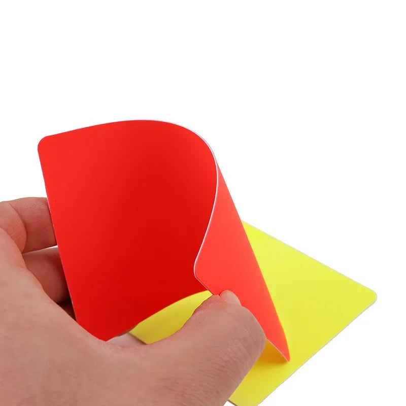 Soccer Referee Whistle Red and Yellow Card Tools