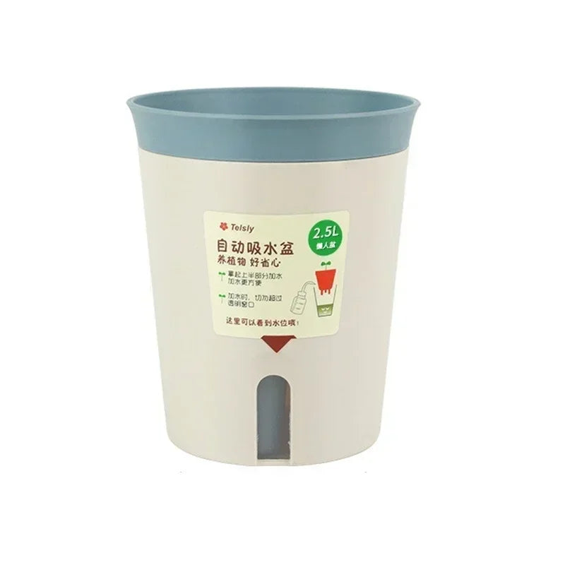 Automatic Self-Watering Plastic Flowerpot