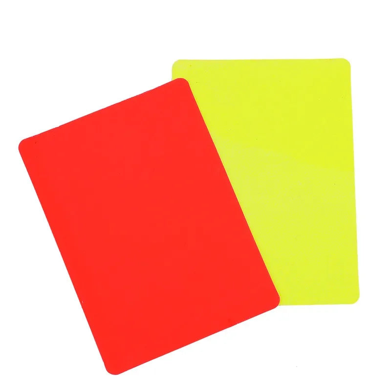 Soccer Referee Whistle Red and Yellow Card Tools