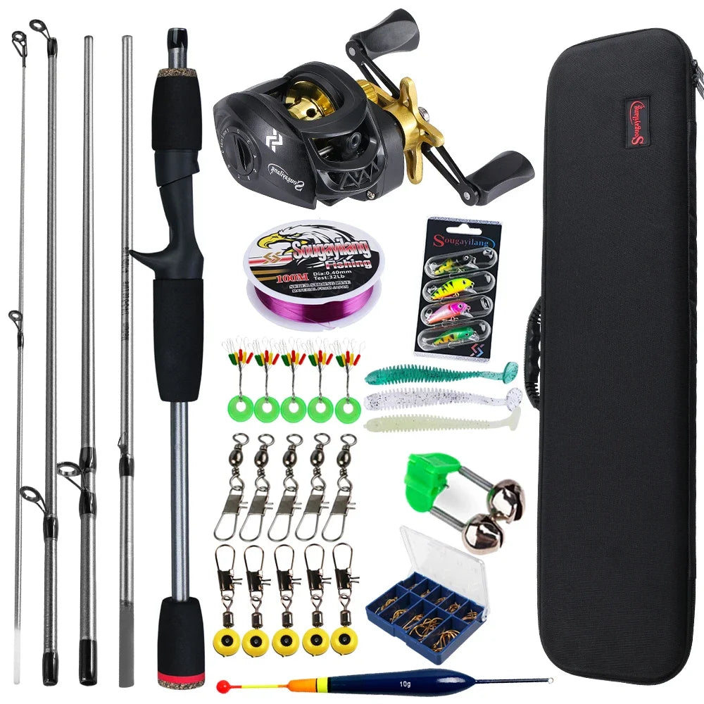 The Sougayilang Baitcasting Fishing Rod and Reel Combo