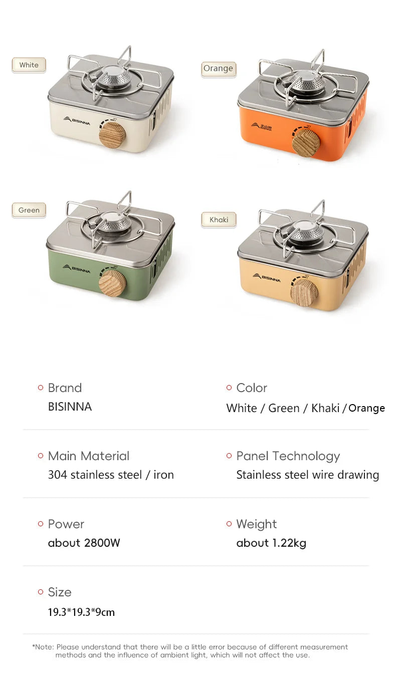 BISINNA Camping Gas Stove is a versatile, portable cooking solution