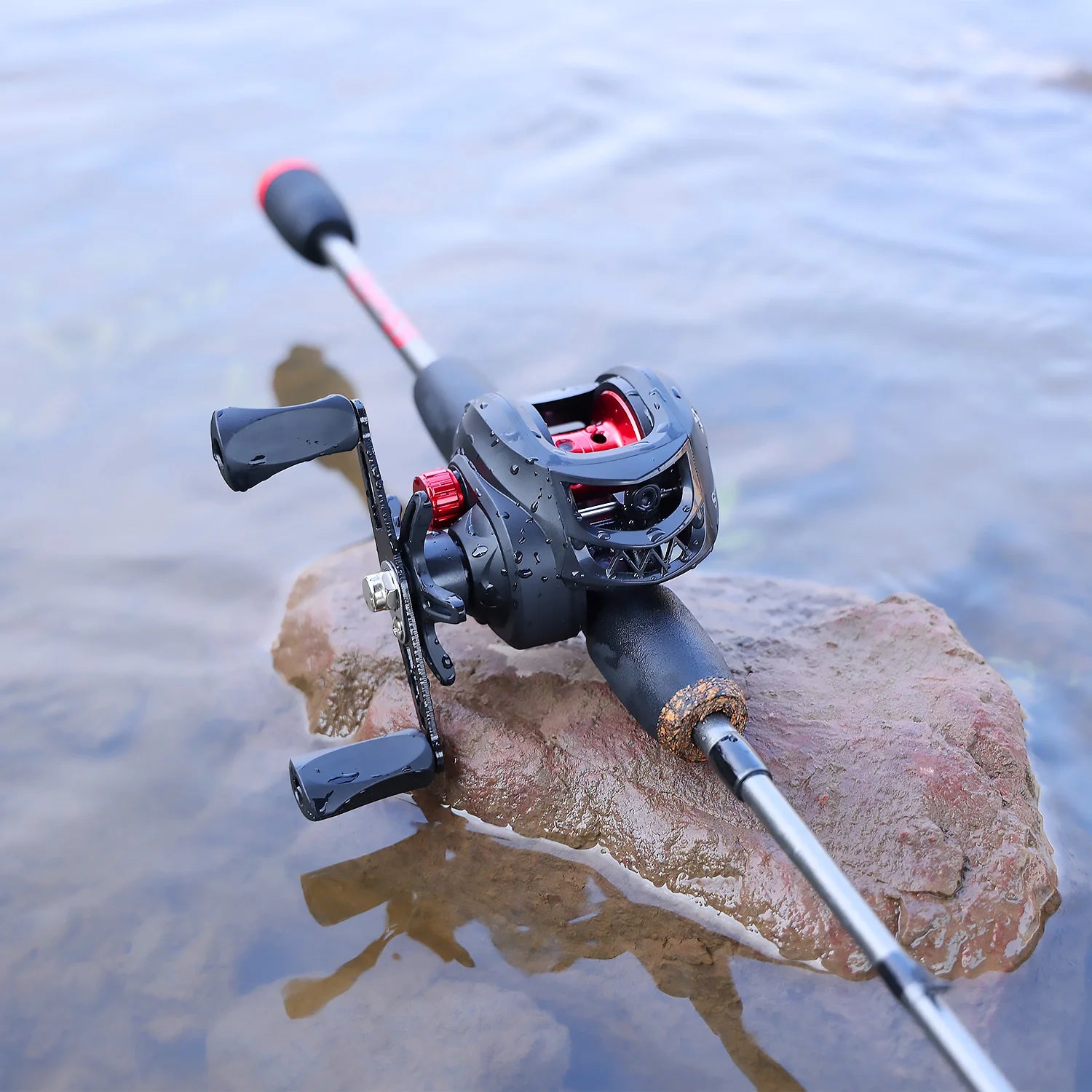 The Sougayilang Baitcasting Fishing Rod and Reel Combo