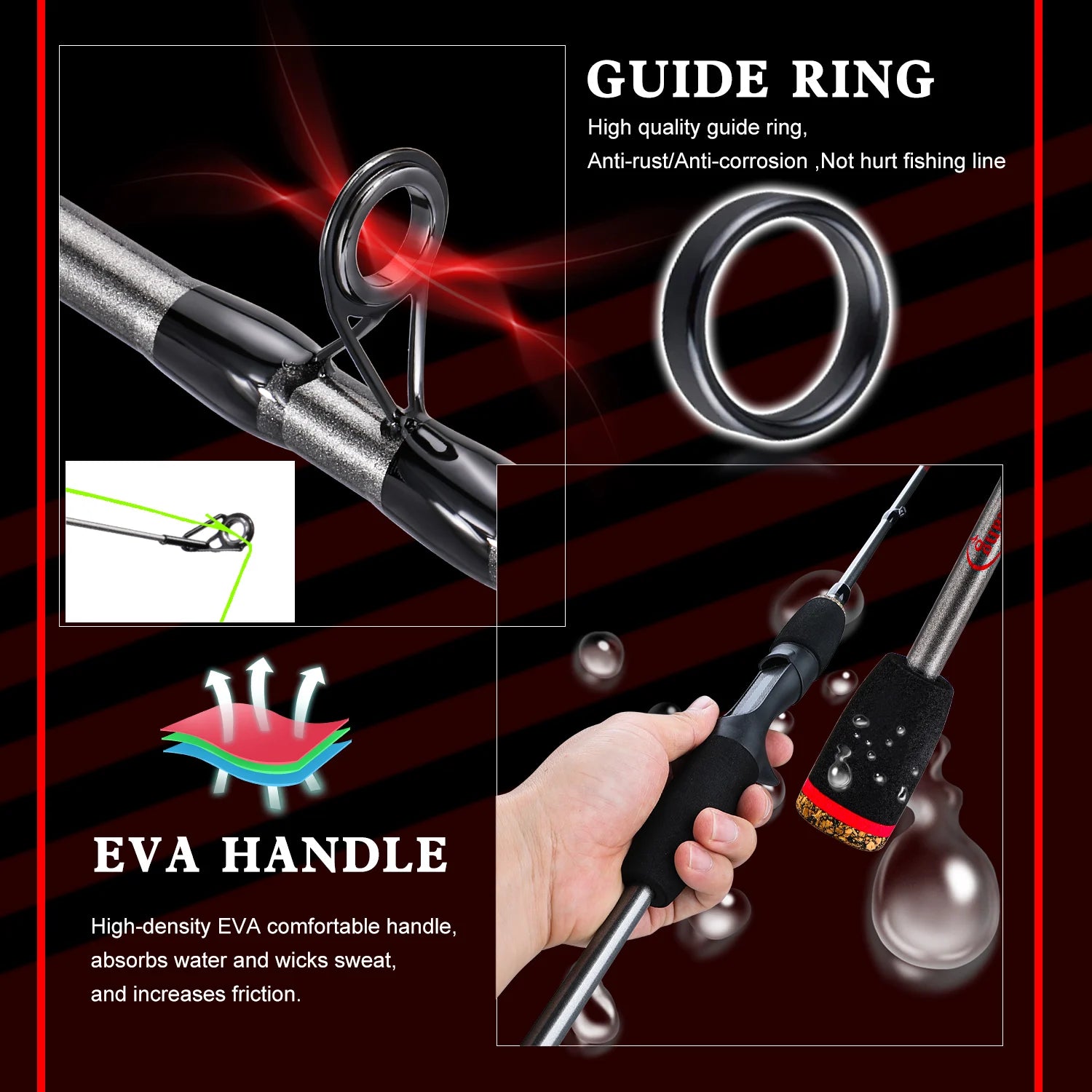 The Sougayilang Baitcasting Fishing Rod and Reel Combo